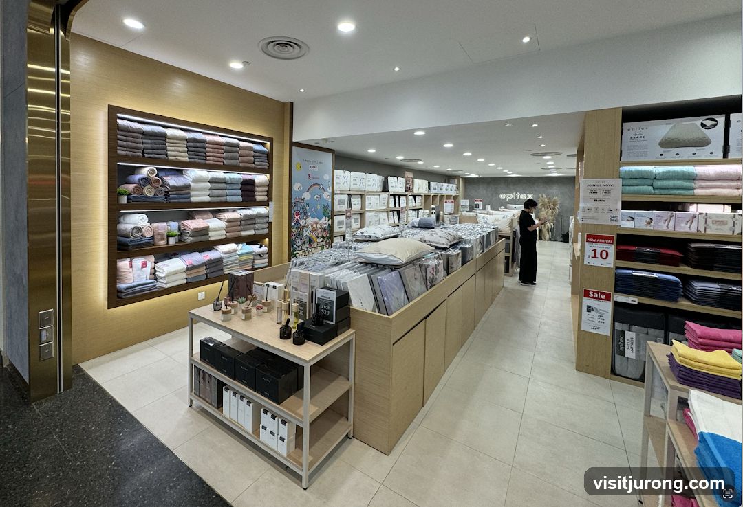Bedding and Home Goods Store Interior