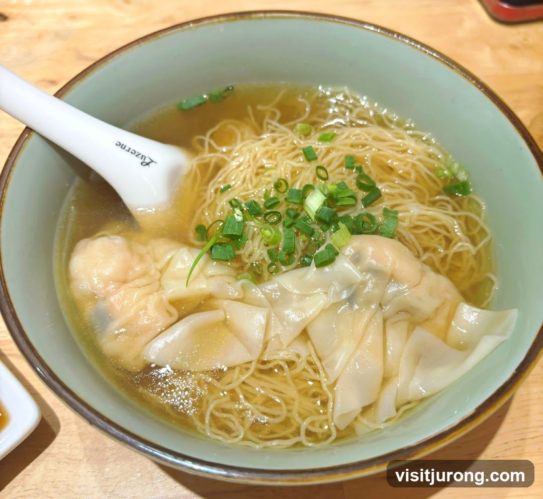 Wonton Noodle Soup