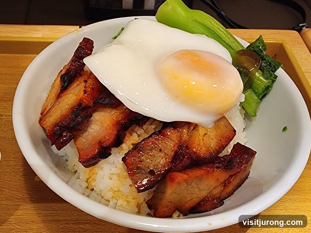 Char Siu Rice with Fried Egg