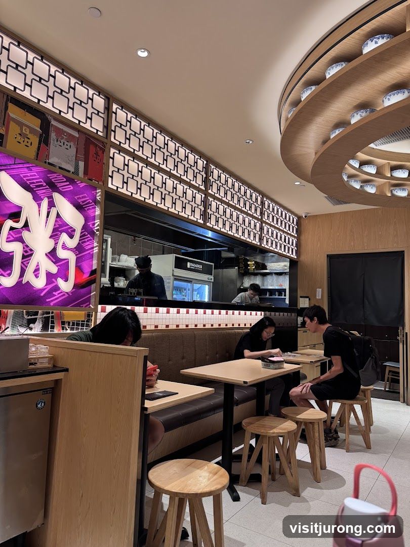 Restaurant Interior with Diners