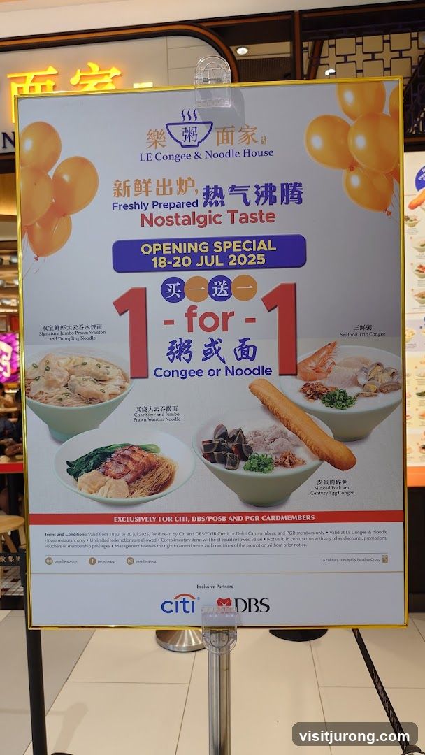 LE Congee & Noodle House Opening Special