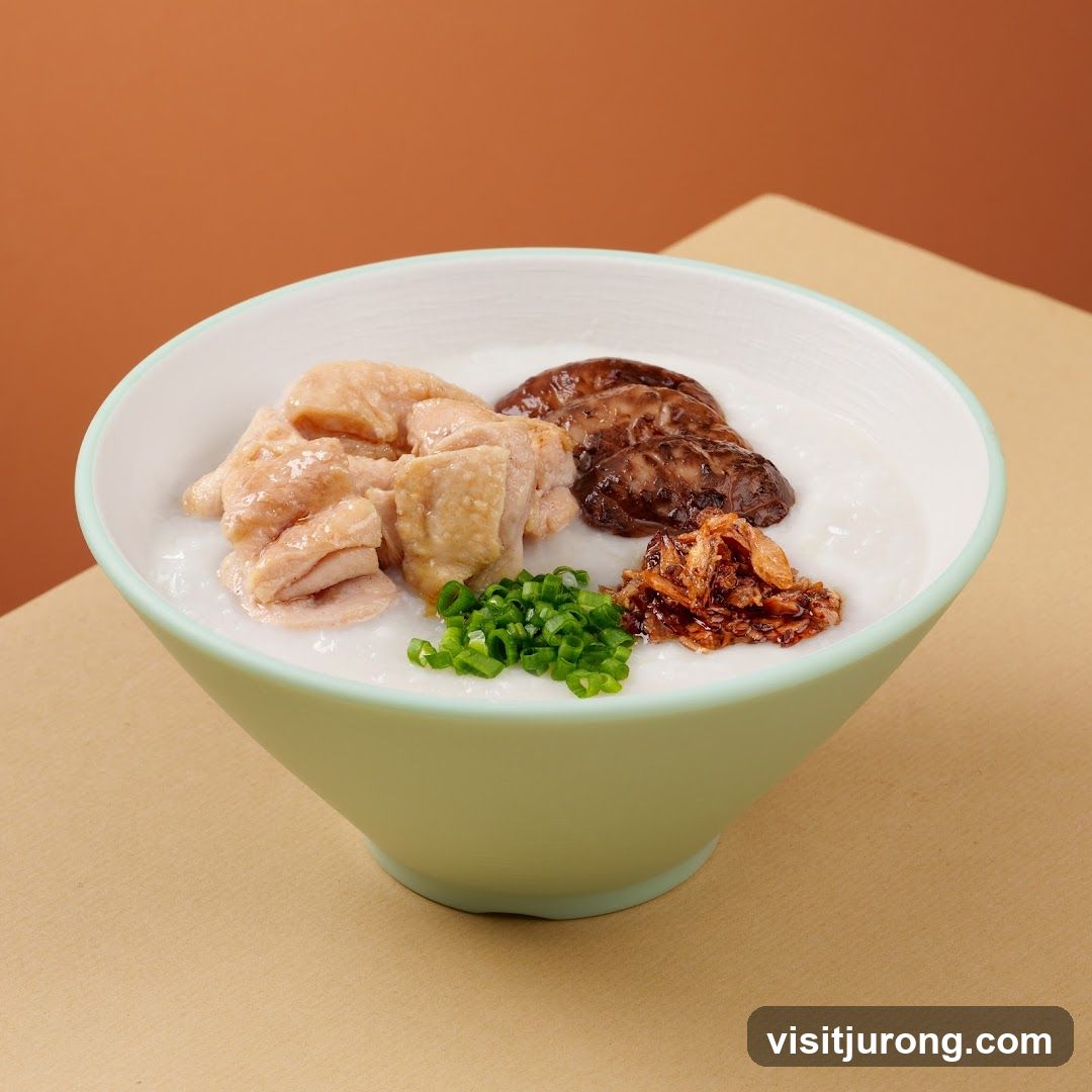 Chicken and Mushroom Congee