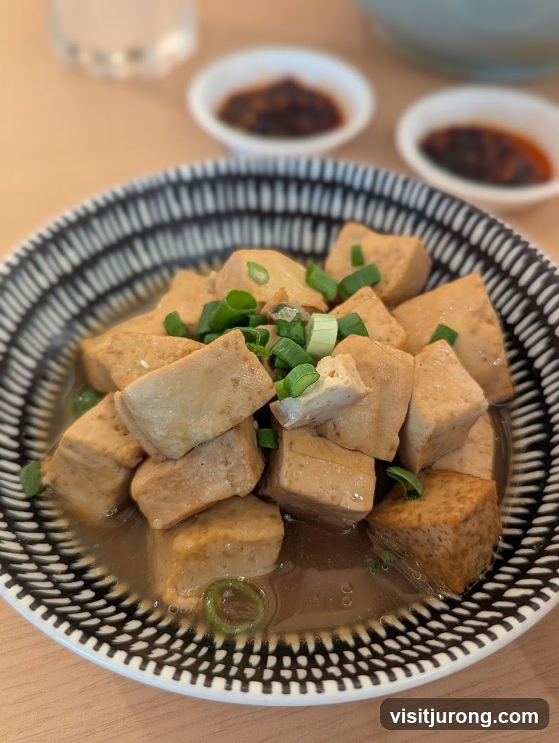 Braised Tofu with Scallions