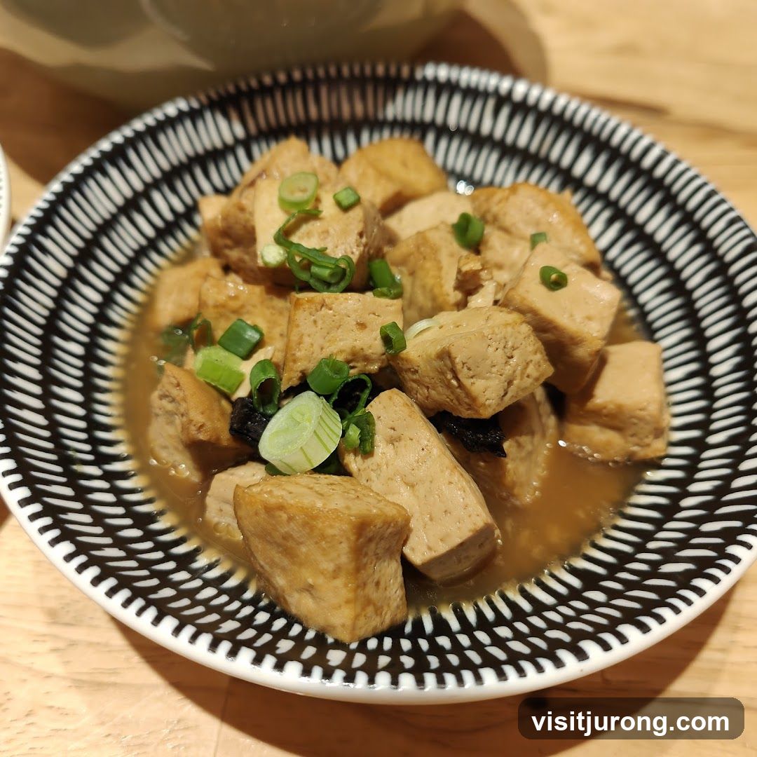 Braised Tofu with Scallions