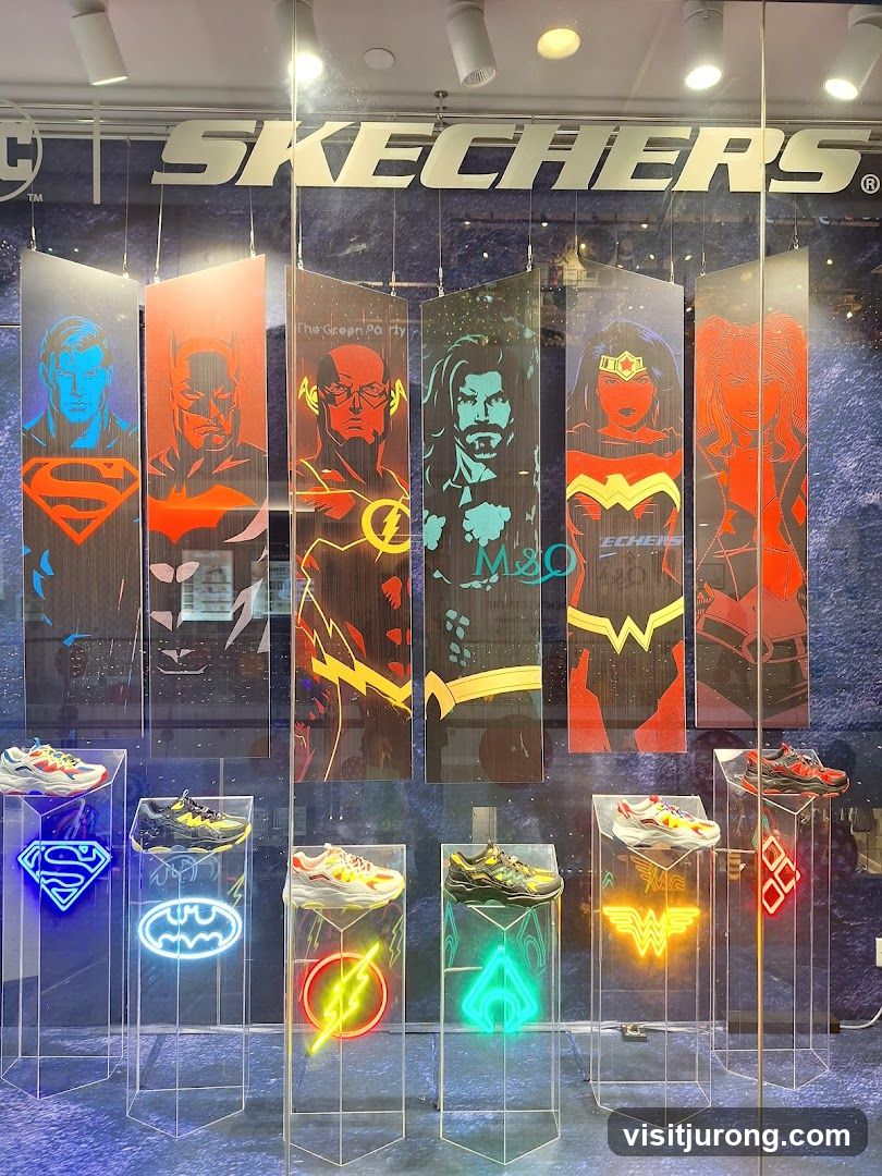 Skechers DC Comics Collaboration Display