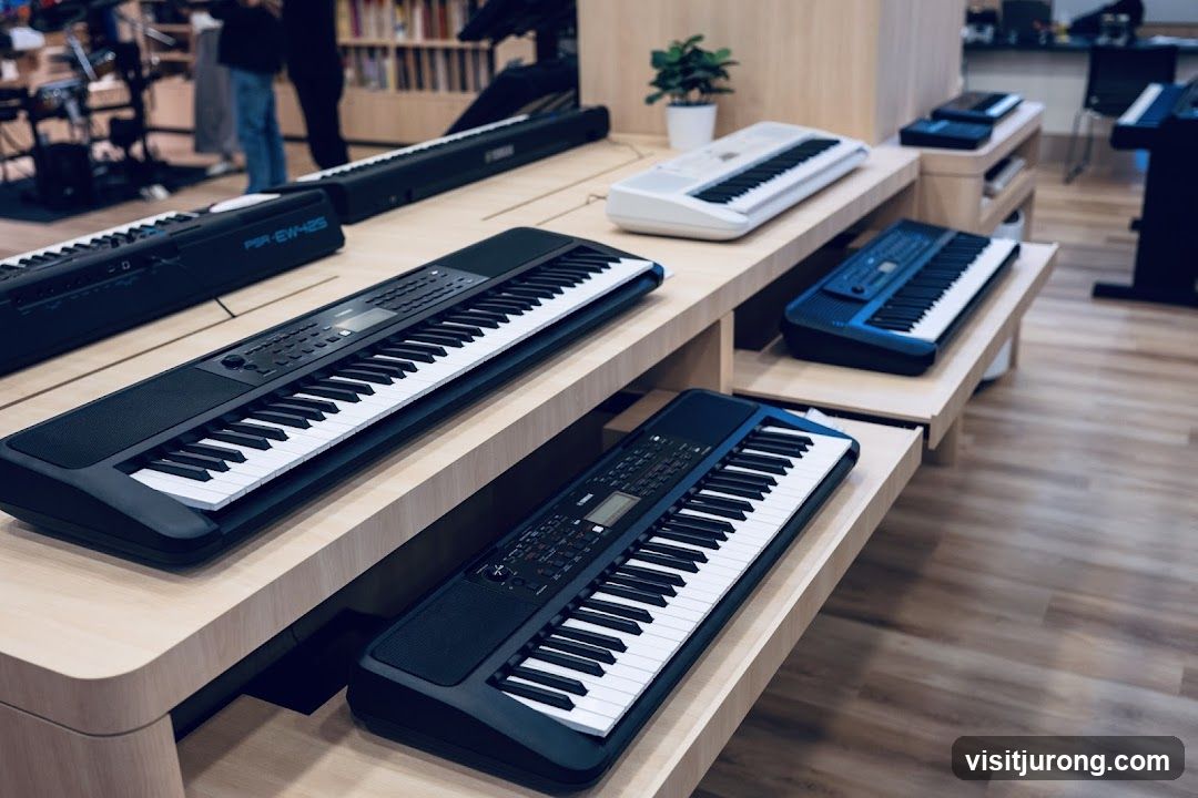 Electronic Keyboards Display
