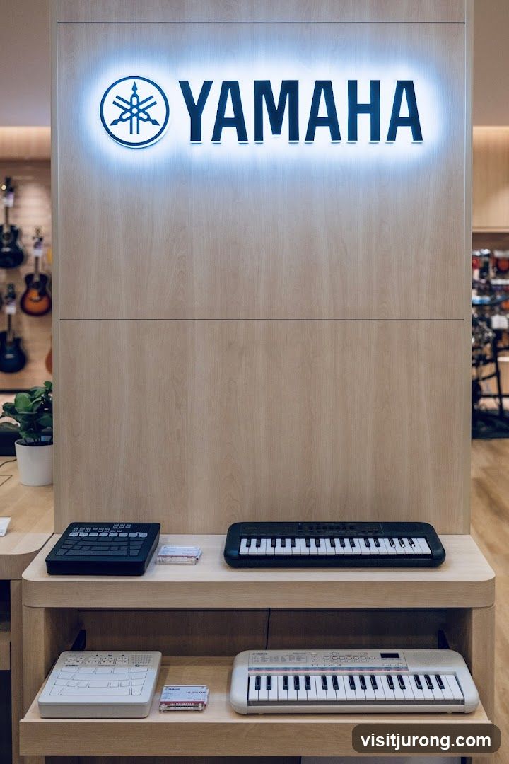 Yamaha Musical Instruments Display