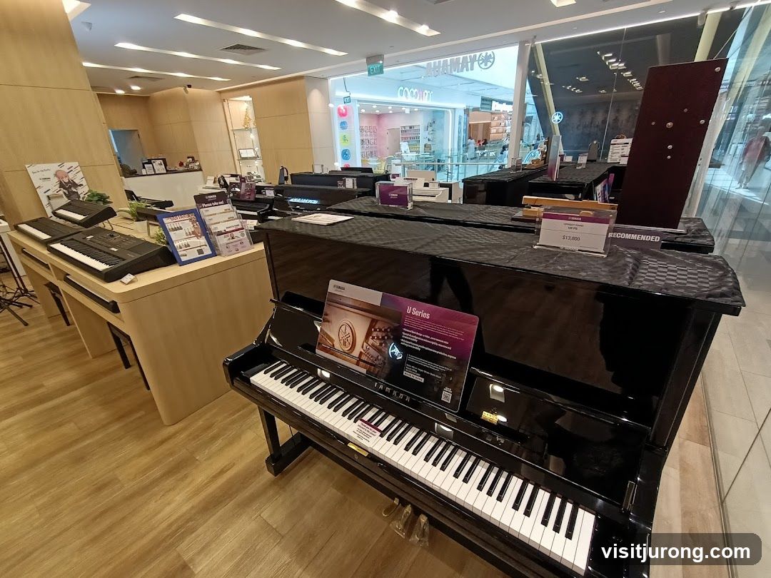 Piano Store Display