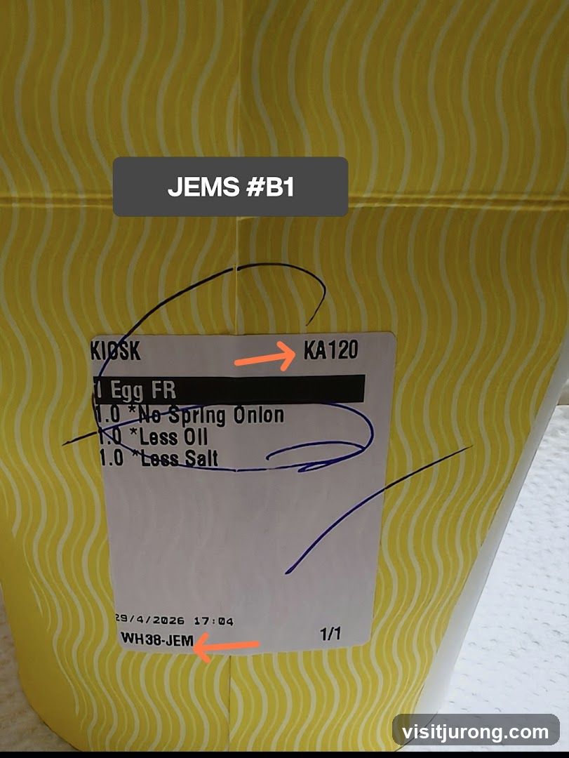 Food Order Label
