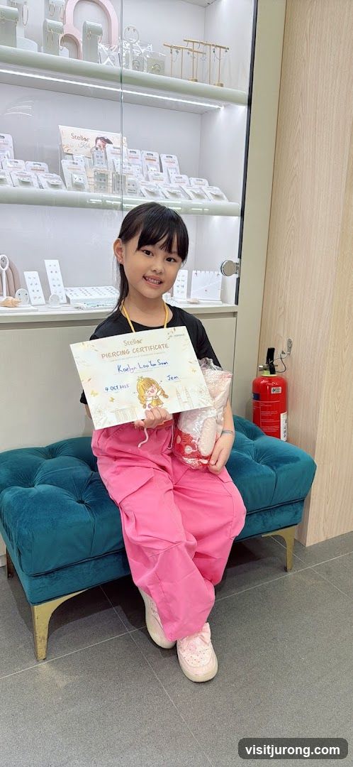 Girl with Piercing Certificate