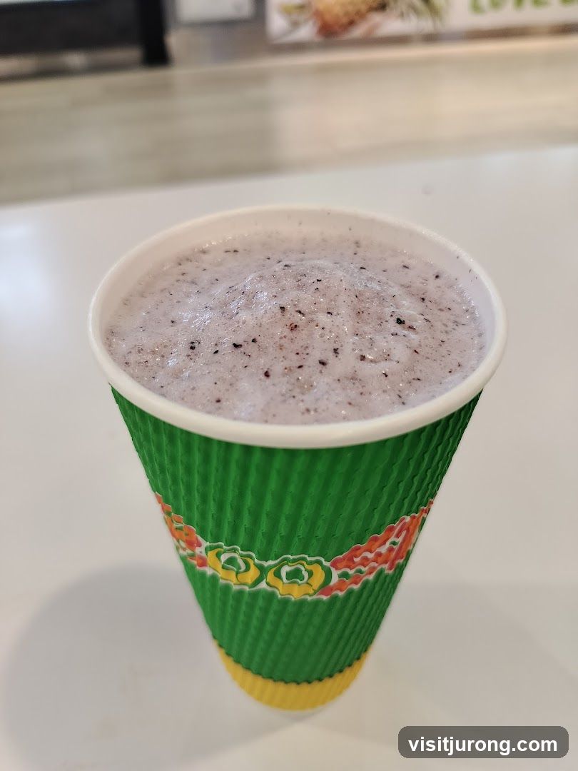 Beverage in a Green Cup
