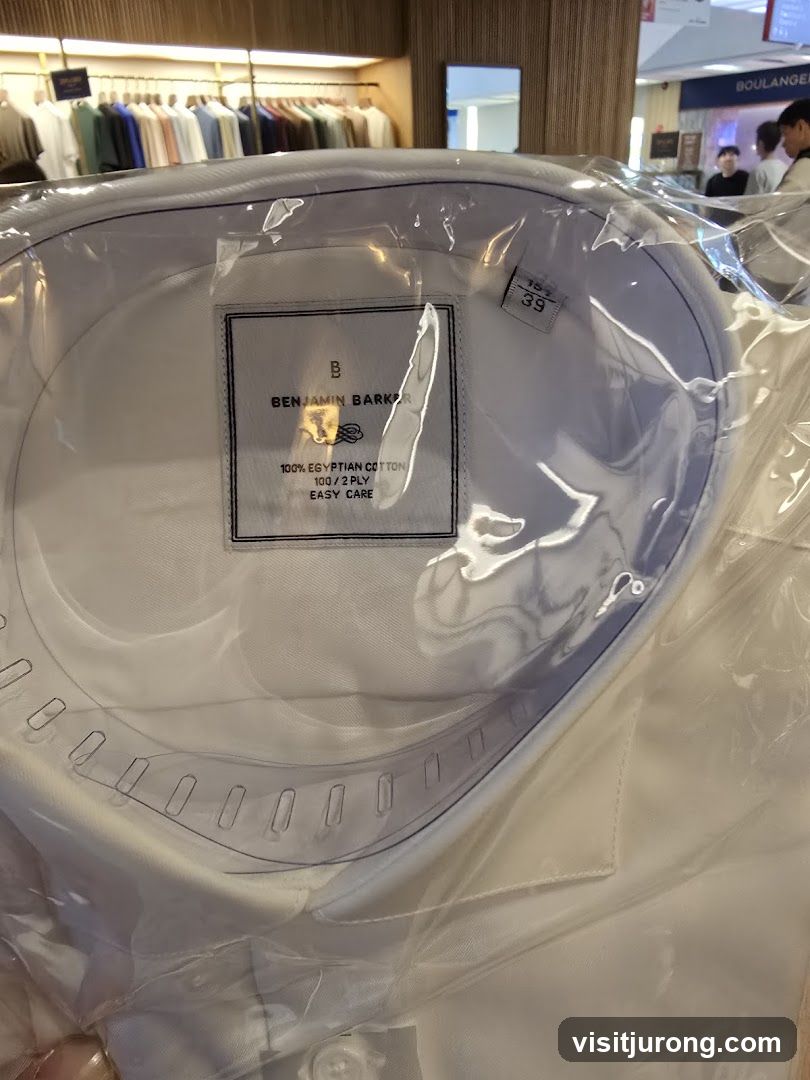 White Dress Shirt Packaging