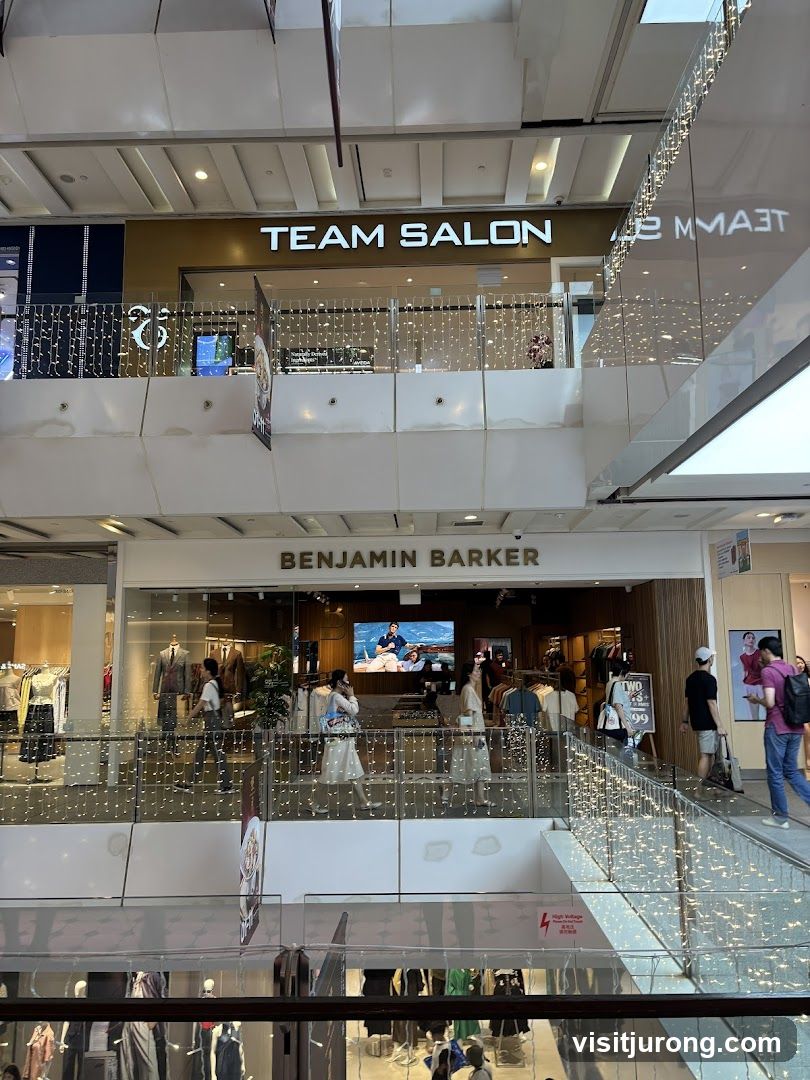 Mall Interior with Storefronts