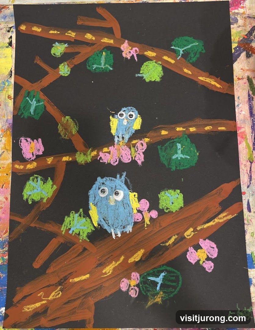 Children's Owl Artwork