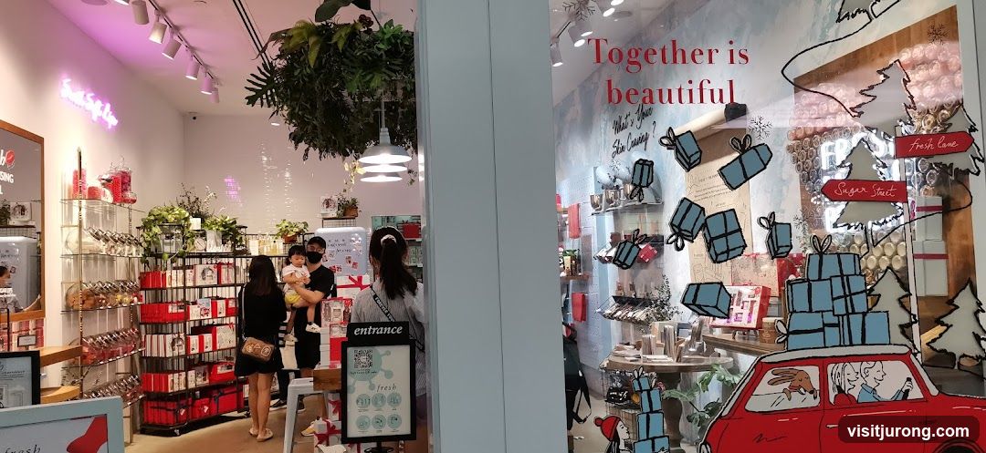 Christmas Window Display and Store Interior