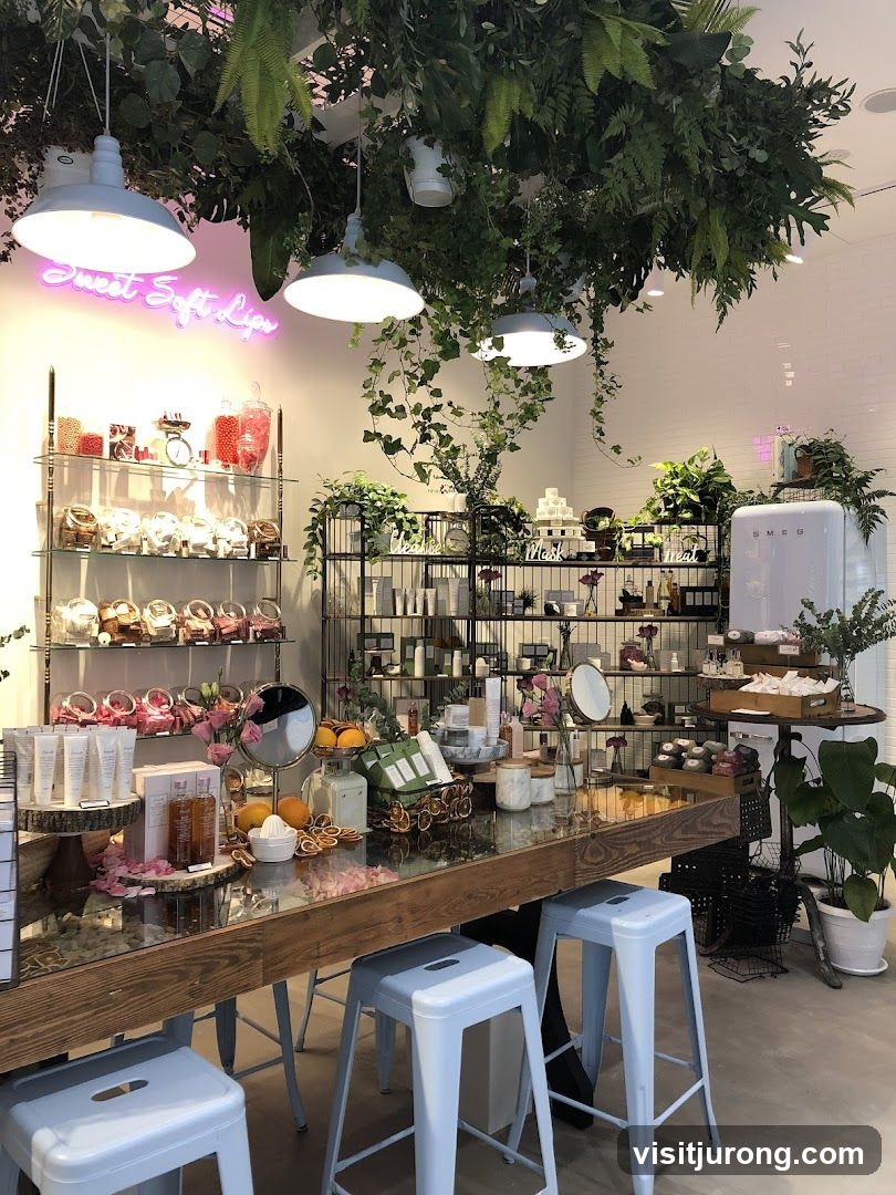 Cosmetics and Skincare Display