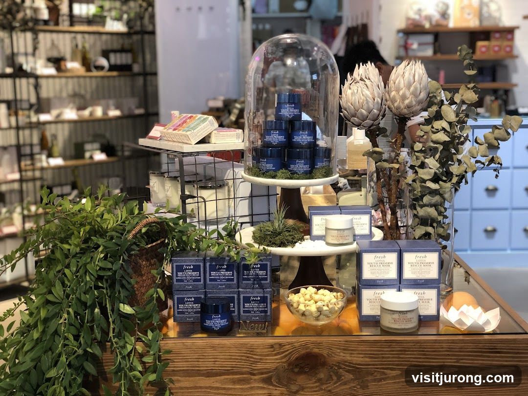 Skincare Products Display