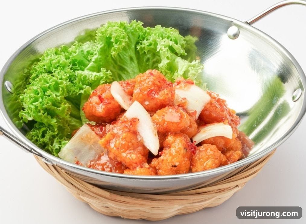 Spicy Fried Bites with Lettuce