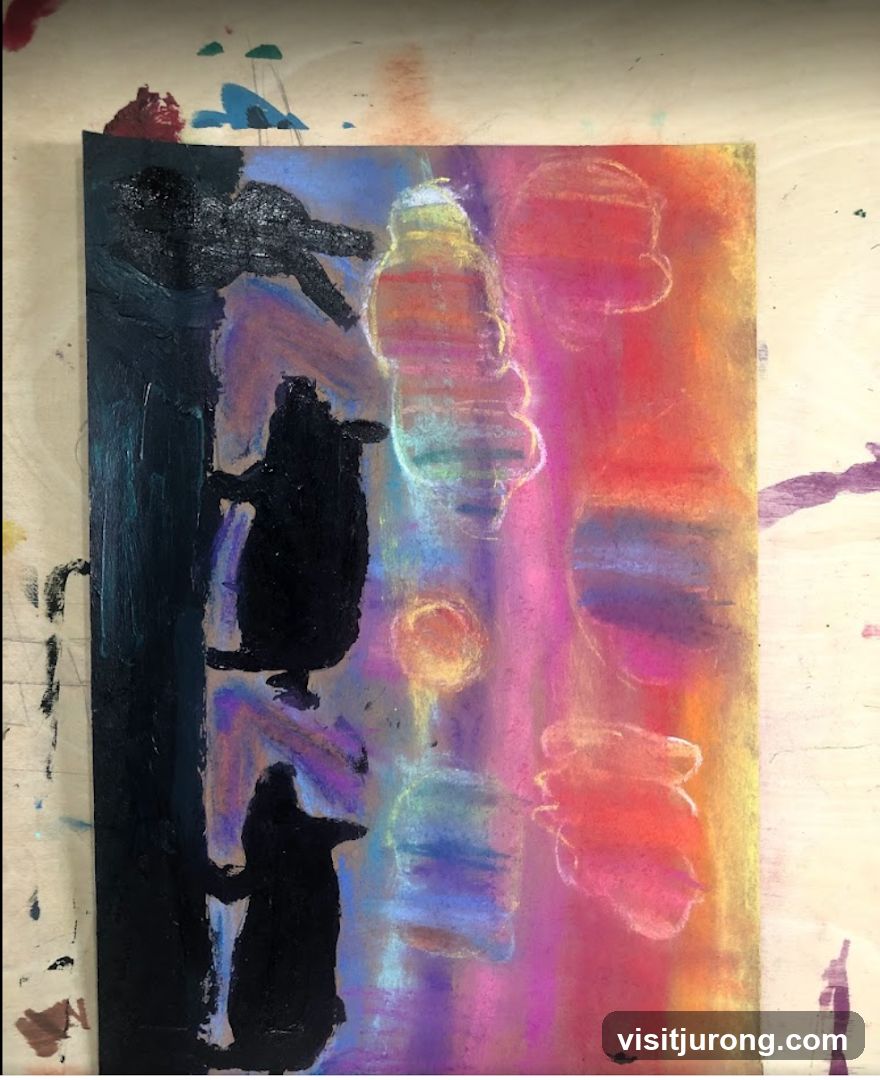 Abstract Pastel Artwork