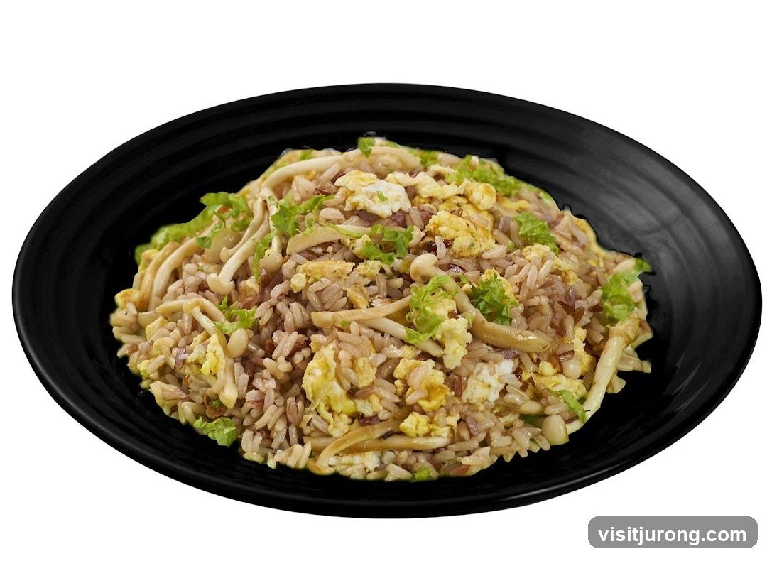 Mushroom and Egg Fried Rice