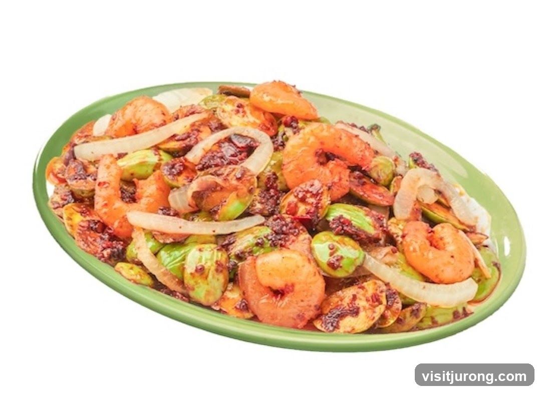 Stir-fried Shrimp and Stink Beans