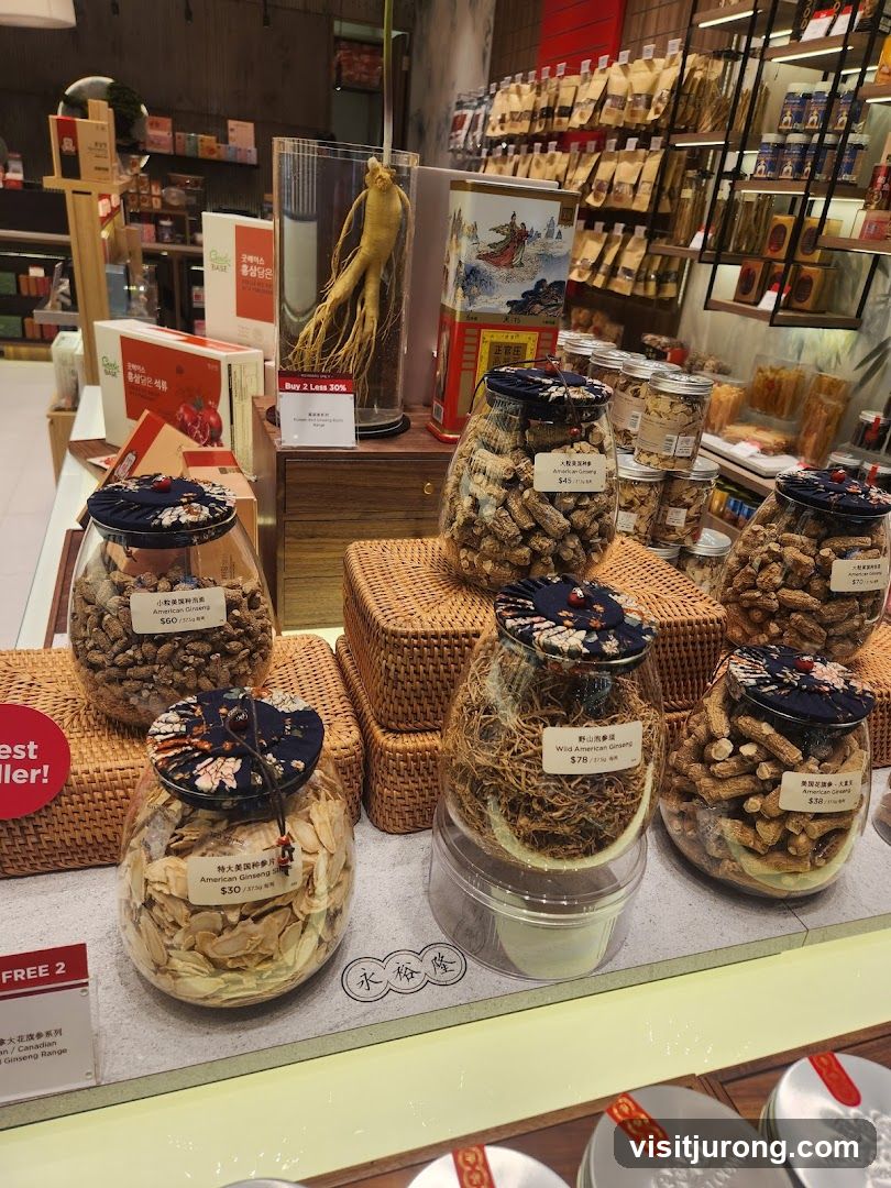 Ginseng Products Display