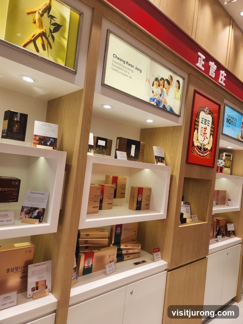 Store Interior with Health Products