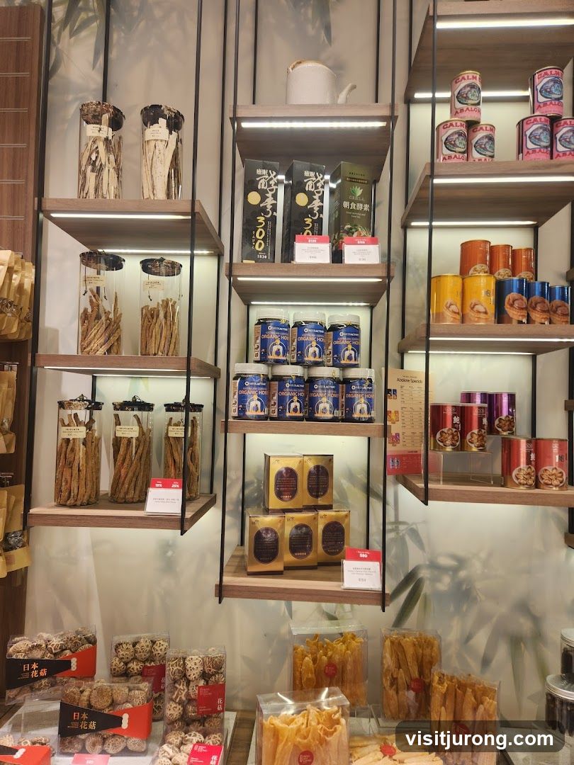 Herbal and Dried Goods Display