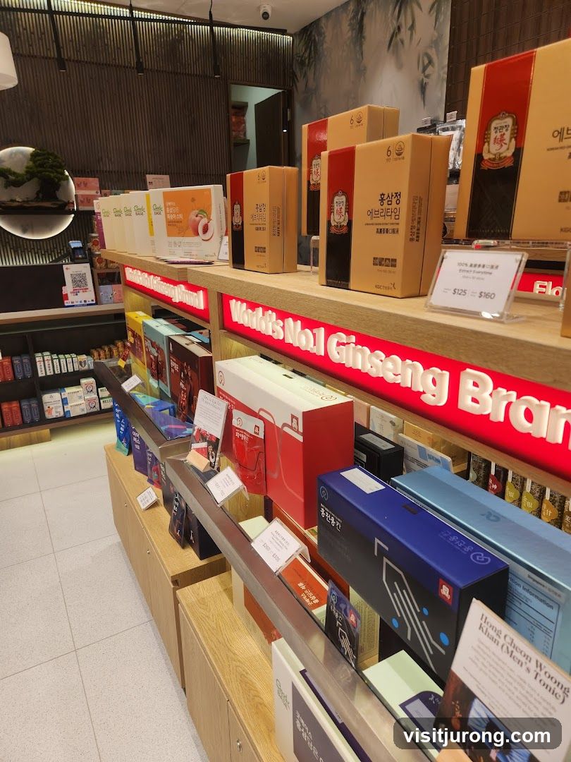 Ginseng Products Display