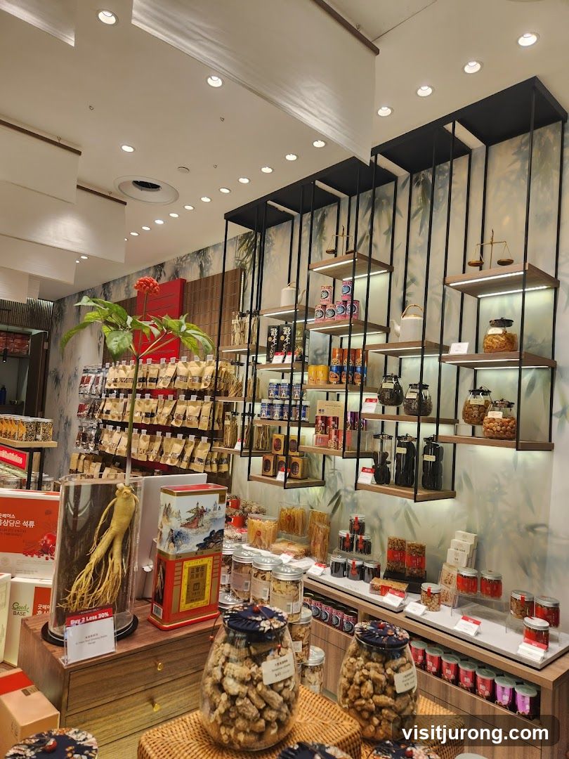 Herbal Supplement Store Display