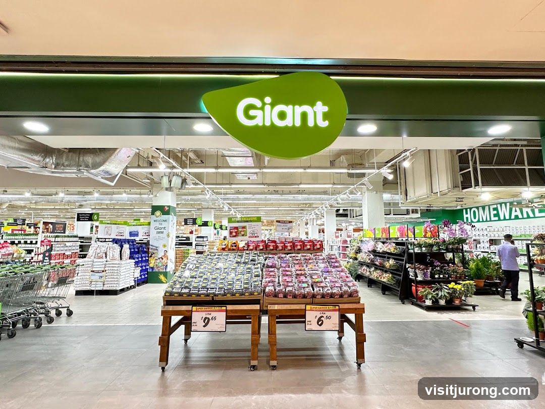 Giant Supermarket Entrance