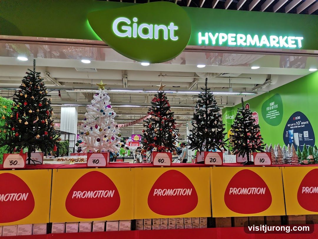 Giant Hypermarket Christmas Display