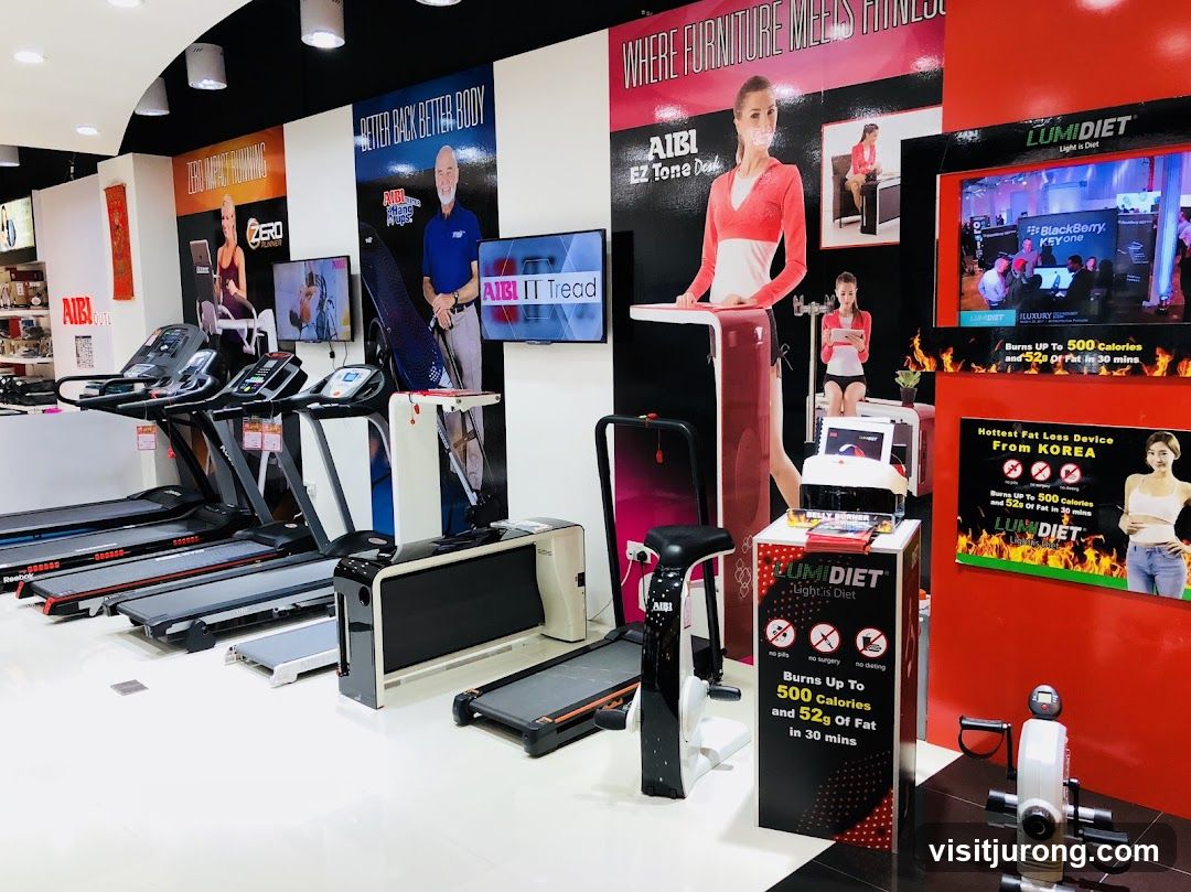 Fitness Equipment Store Display
