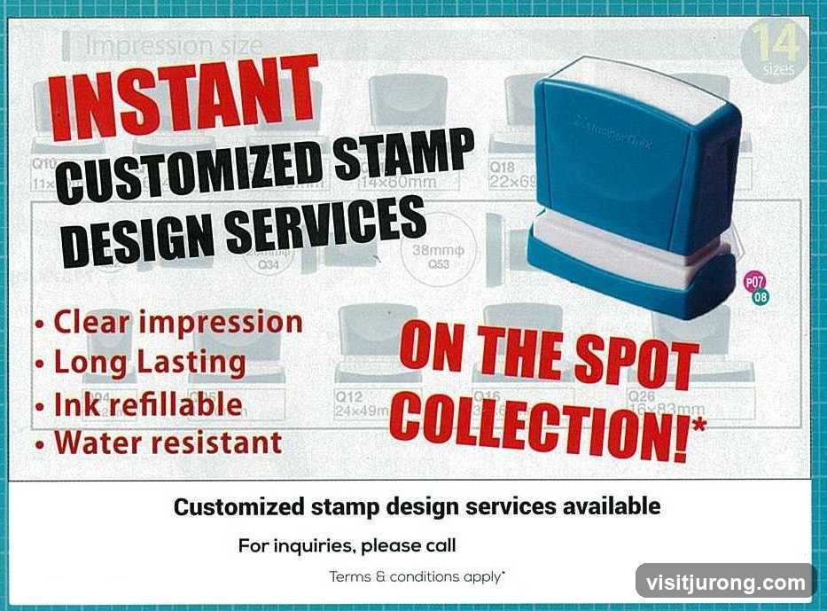Instant Customized Stamp Design Services