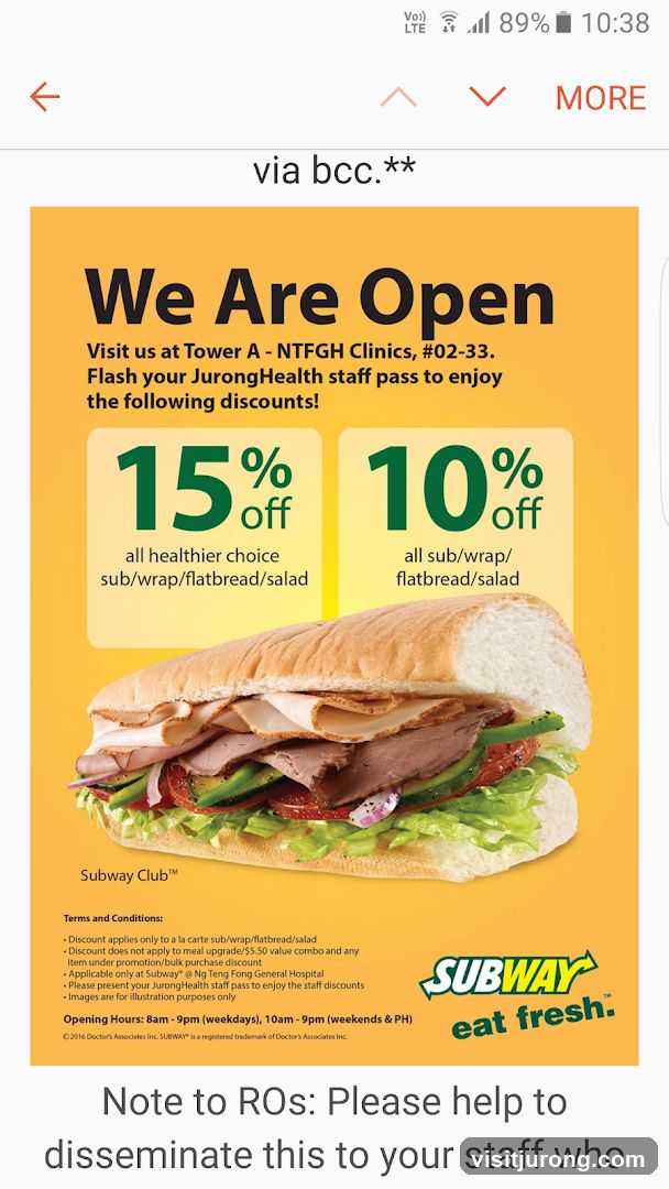 Subway Promotion