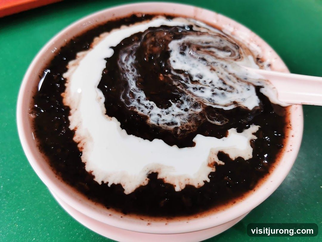 Black Glutinous Rice Dessert