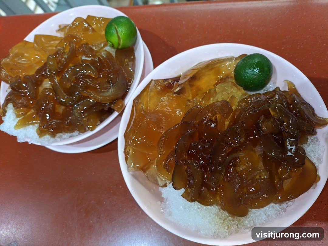 Dessert with Jelly and Lime