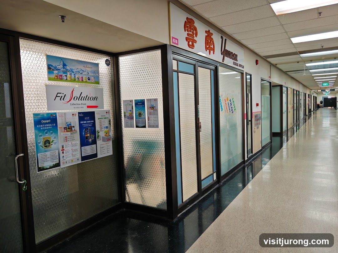 Indoor Shopping Hallway