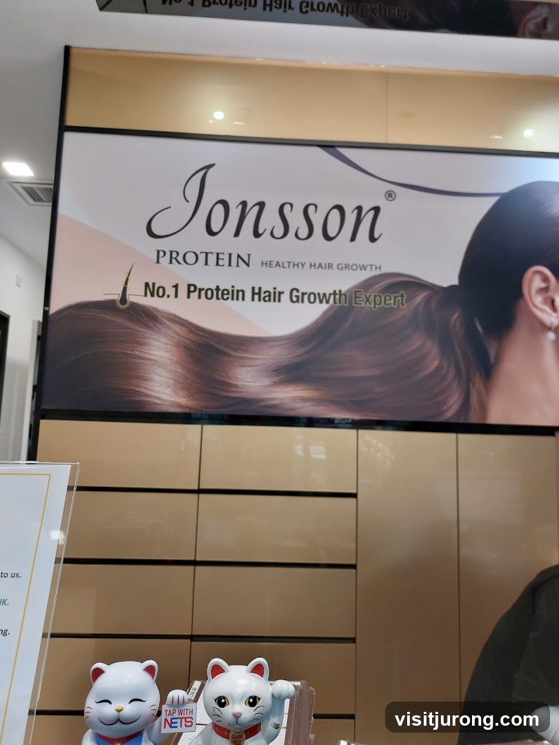 Jonsson Protein Hair Growth Advertisement