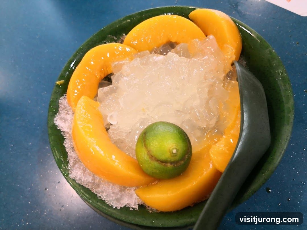 Peach and Lime Dessert
