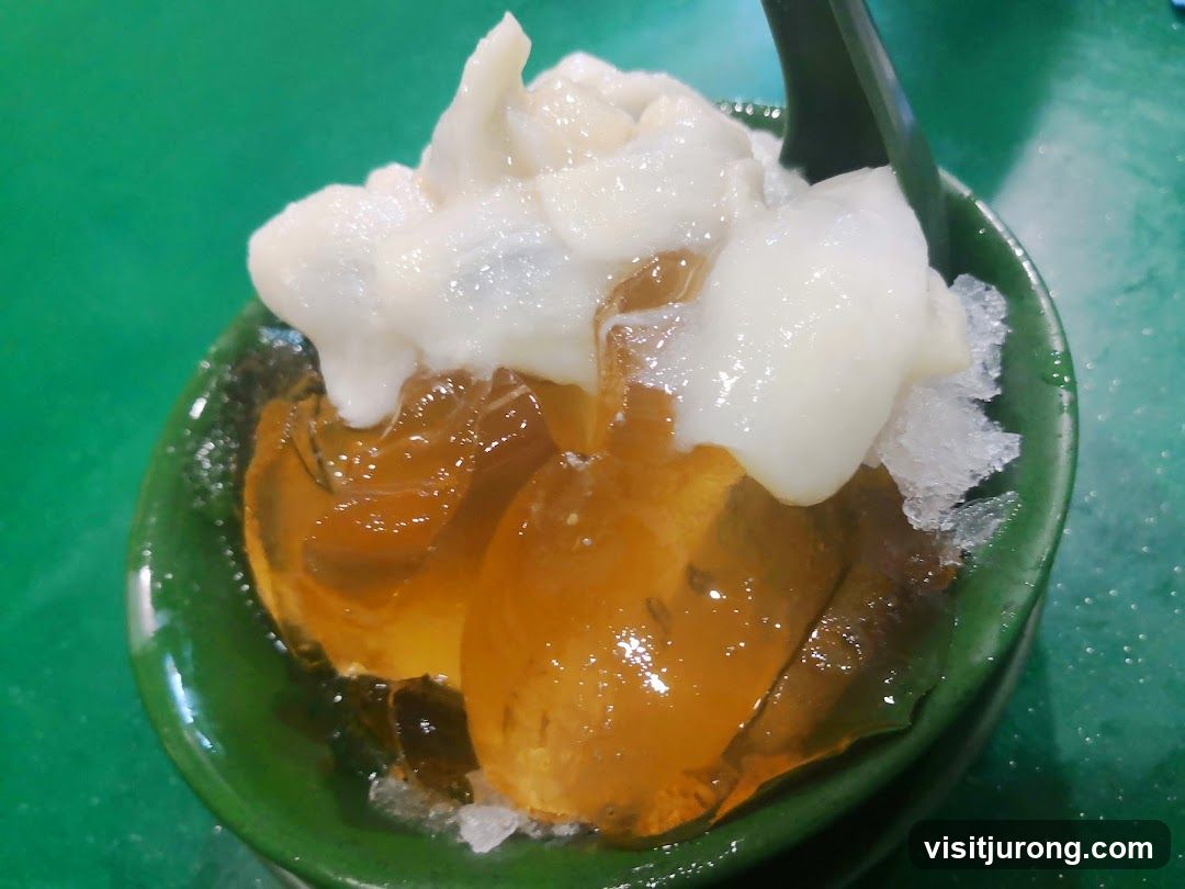 Dessert with Jelly and Cream