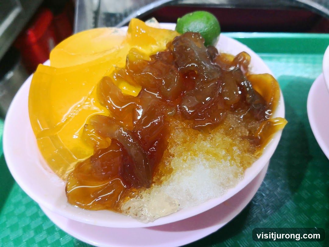 Dessert with Jelly and Shaved Ice