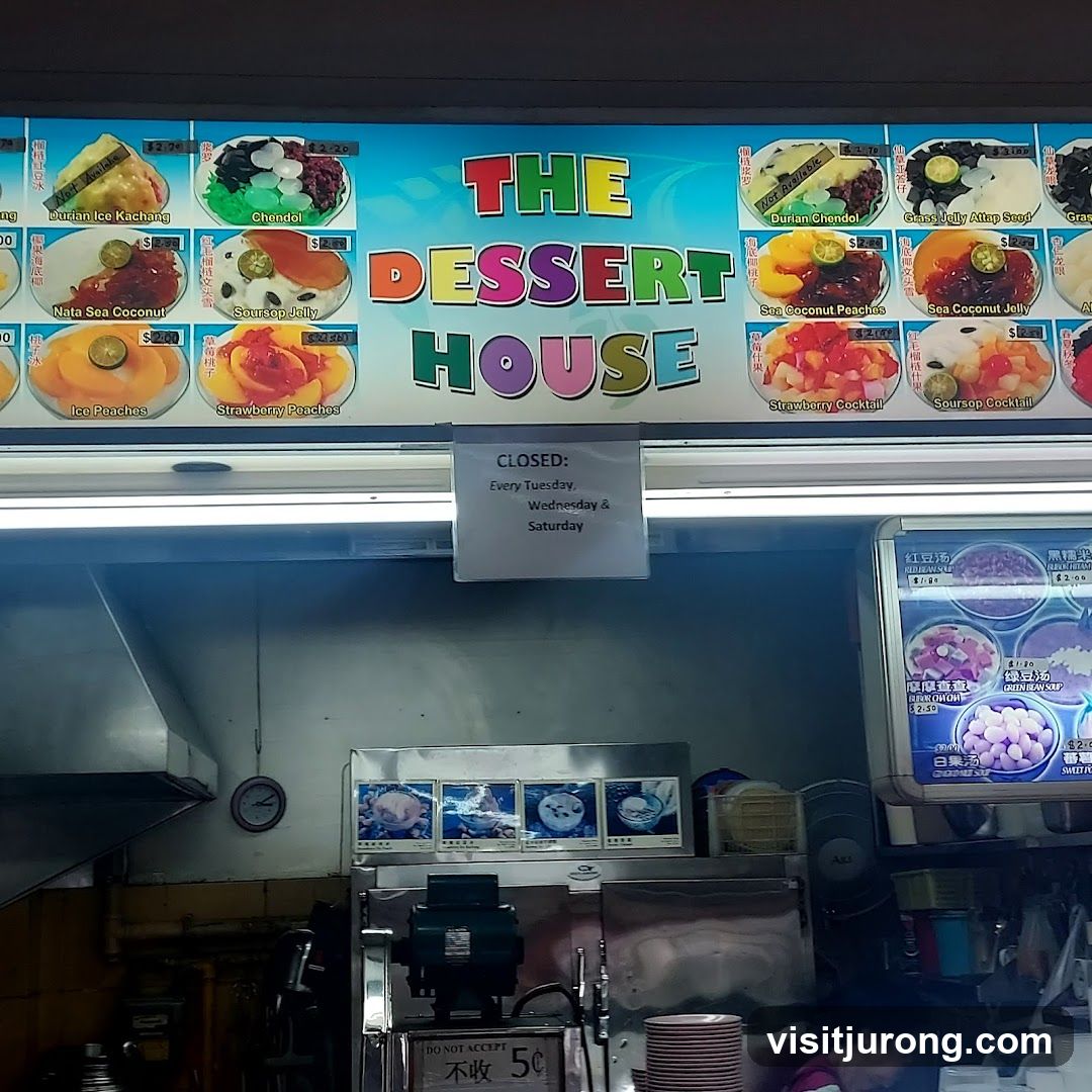 The Dessert House Menu
