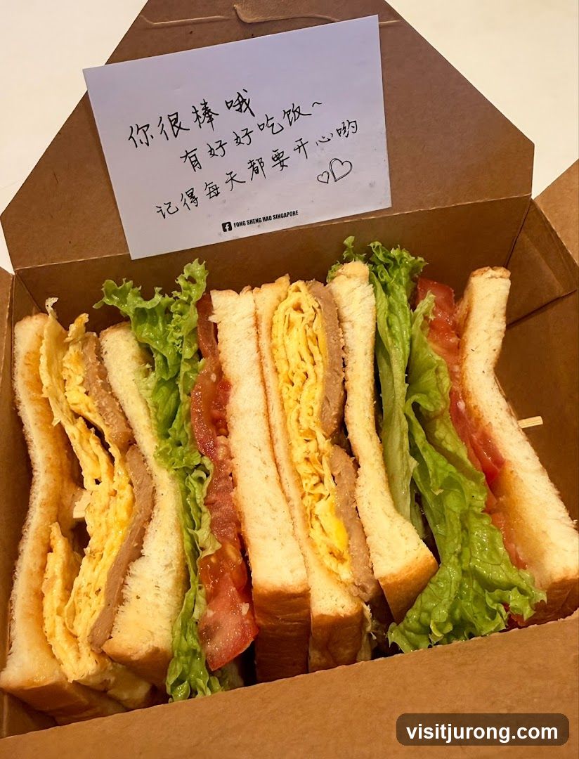 Sandwiches in a box