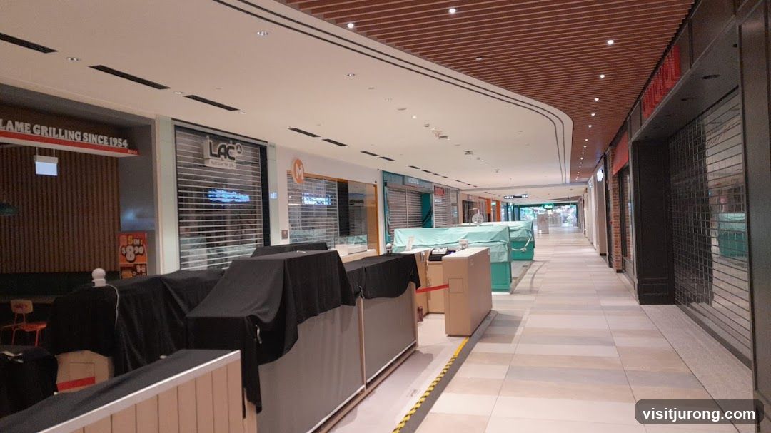 Mall Interior with Closed Shops