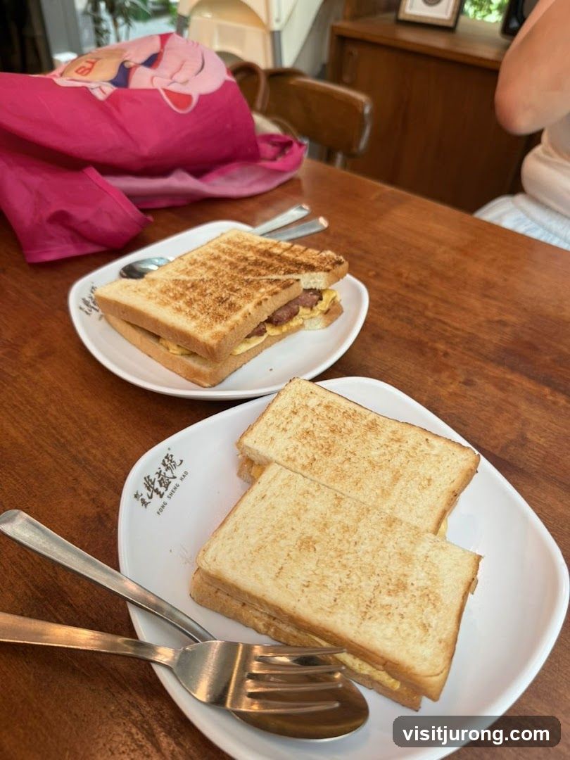 Sandwiches on Plates