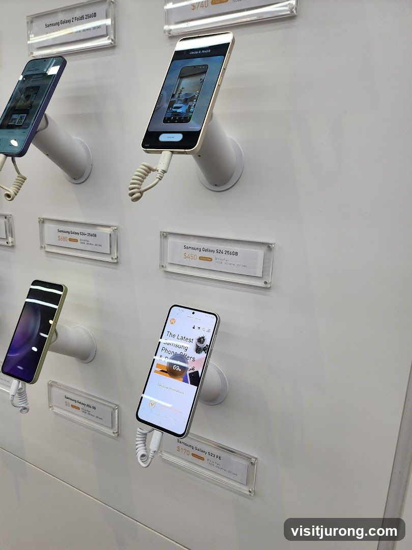 Samsung Phones Display