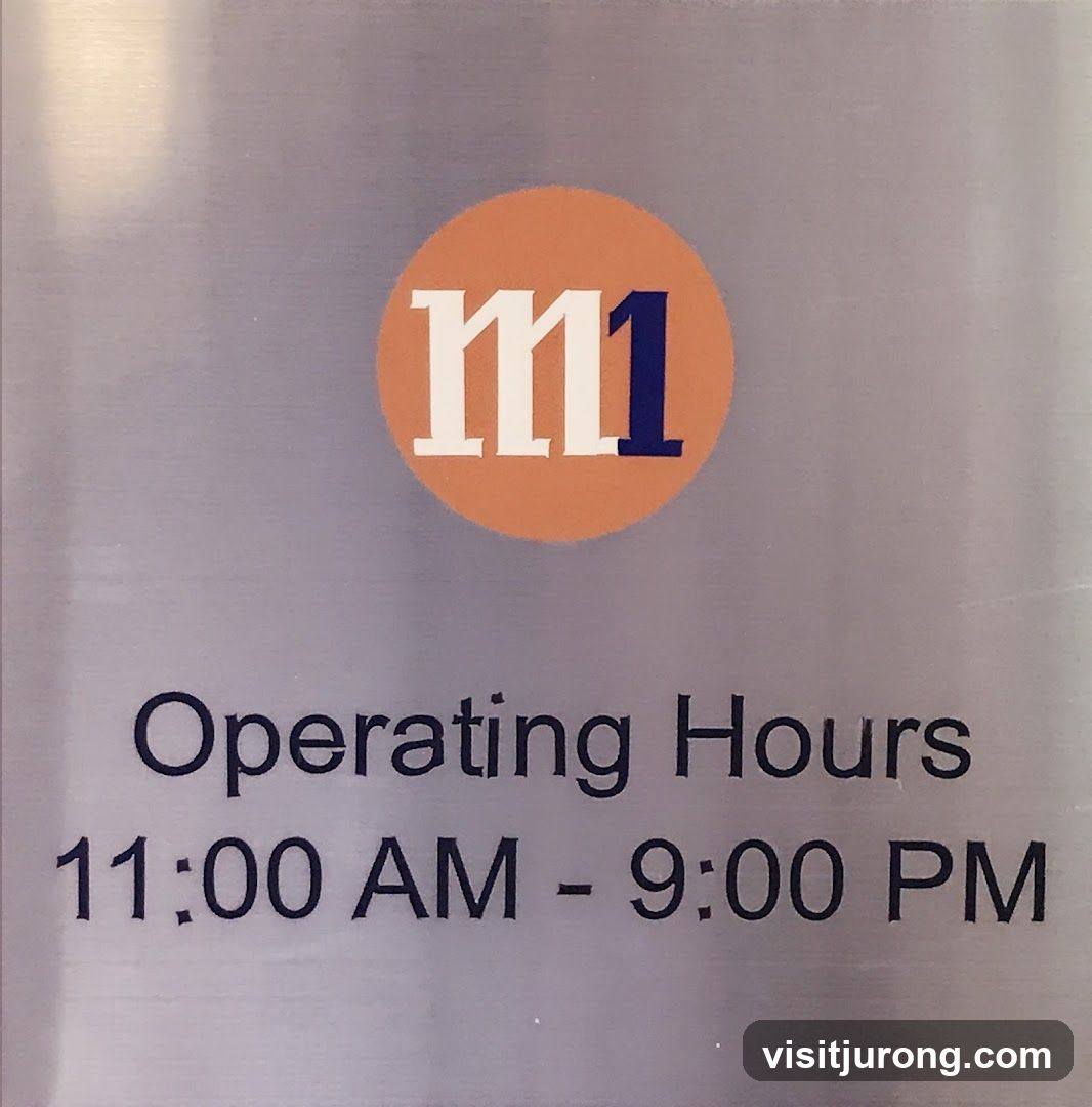 Operating Hours Sign