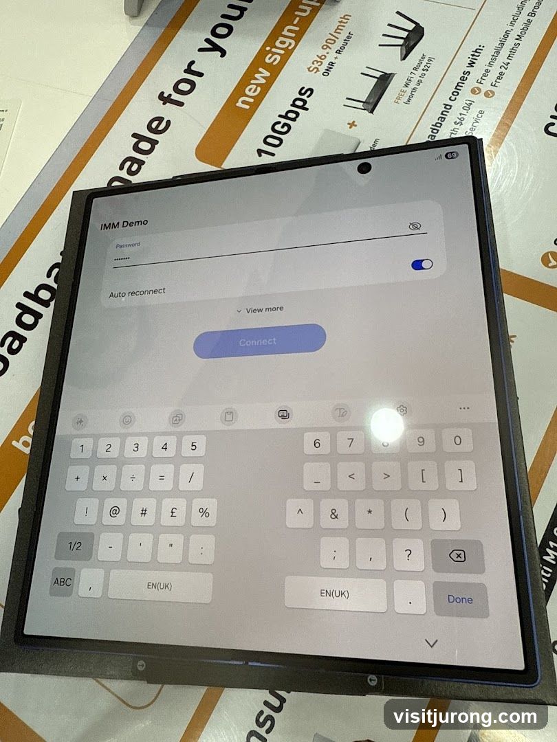 Device Login Screen
