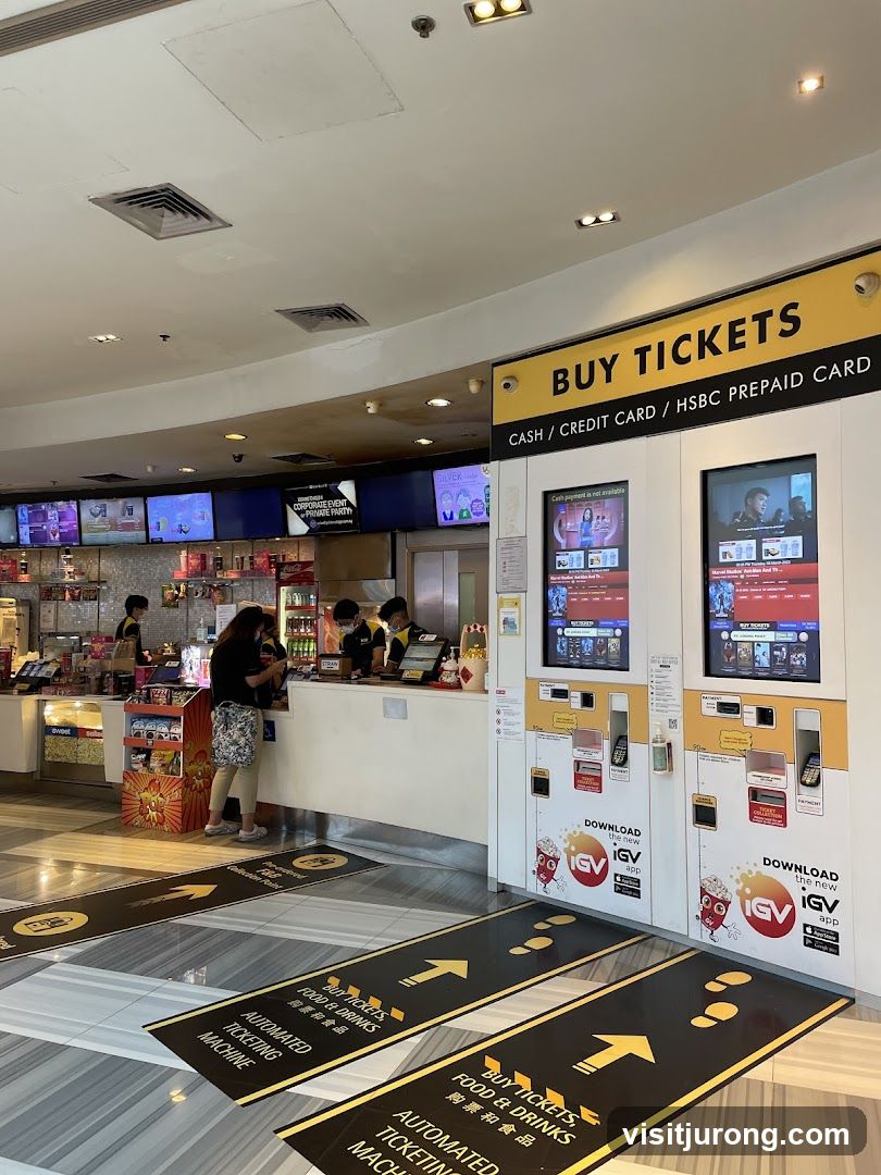 Cinema Ticket Counter and Machines